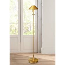 Holtkoetter Brushed Brass Halogen Floor Lamp 11525 Lamps Plus Halogen Floor Lamp Floor Lamp Brass Floor Lamp