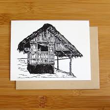 Think about it, you would have furniture. Nipa Hut Drawing At Paintingvalley Com Explore Collection Of Nipa Hut Drawing