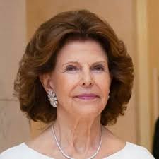 Royal Hair — Queen Silvia of Sweden and Queen Rania of Jordan...