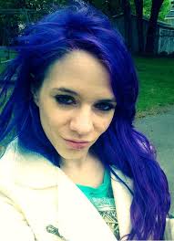 Blue Hair With Splat Blue Envy Hair Color Blue Blue Hair Black Hair Dye
