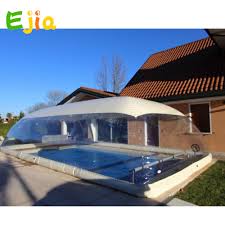 This endless pools installation is in marietta, georgia, where snowfall averages about one inch a year. Customized Outdoor Inflatable Swimming Pool Cover Tent With Air Blower For Winter And Summer Toy Tents Aliexpress