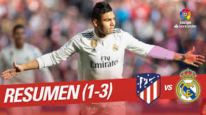 El primer gran derbi que acoge el estadio alfredo di stéfano presenta todos los. Resumen De Atletico De Madrid Vs Real Madrid 1 3 Youtube