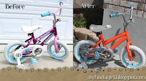 How To Paint A Bike Diy Kinda Girl Kids Bike Makeover Biking Diy Kids Bicycle
