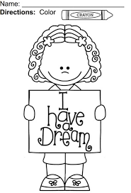 Martin luther king jr 7. I Have A Dream Coloring Page Teach Junkie