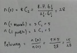 3 dalam sebuah kotak terdapat 8 buah bola kecil sebesar kelereng terdiri dari 5 buah bola berwarna merah dan 3 bola berwarna putih. Sebuah Kotak Berisi 5 Bola Merah Dan 3 Bola Putih Jika Diambil 2 Bola Sekaligus Peluang Terambil Brainly Co Id