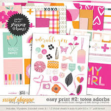 Easy Print Totes Adorbs 2 By Kelly Bangs Creative And Studio Basic Simple Prints Creative Sticker Sheets