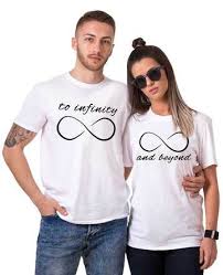 Infinity And Beyond Couple Tee In 2020 Cute Couple Shirts Matching Couple Shirts Couple Shirts