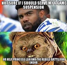 Ezekiel Elliott Ewok Meme Ewok Memes Ezekiel
