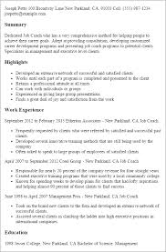 1 job coach resume templates: try them