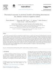 You may download the form from this websites. Theoretical Accounts To Practical Models Grounding Phenomenon For Abstract Words In Cognitive Robots