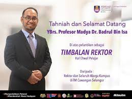 Για να κάνετε τις διακοπές σας χαλαρές, φροντίστε να κάνετε κράτηση @ name εκ των προτέρων. Uitm Selangor Official On Twitter Tahniah Dan Selamat Datang Kepada Ybrs Profesor Madya Dr Badrul Bin Isa Timbalan Rektor Hal Ehwal Pelajar Uitm Cawangan Selangor Https T Co Xsozwtmr0l