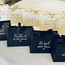 Personalised Cream Bridesmaid Gift Bag Personalised Wedding Etsy Bridal Party Gift Bag Bridesmaid Gift Bags Bridesmaids Personalized