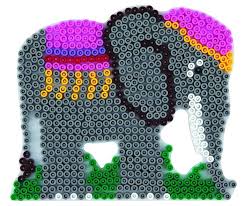 Legen sie die vorlagen unter das steckbrett oder ermutigen sie die kleinen, die. Hama Stiftplatte Elefant Weiss Midi Stiftplatten Stiftplatten Bugelperlen Net