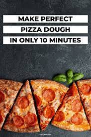 A Quick And Easy Homemade Pizza Dough Recipe Pizza Recipes Homemade Homemade Pizza Dough Easy Homemade Pizza