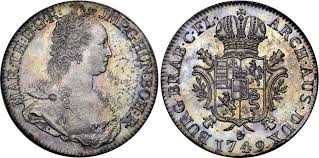 The austrian netherlands was the larger part of the southern netherlands between 1714 and 1797. Munze 1 Ducaton Austrian Netherlands 1713 1795 Silber 1749 Maria Theresa Of Austria 1717 1780 Preis Dav 1280 Delmonte 375 Km 8