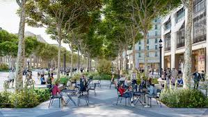 Le départ des soldes d'hiver a été décalé au mercredi 20 janvier. Paris Is Turning The Champs Elysees Into An Extraordinary Garden As Part Of A 304 Million Renovation Of The Historic Promenade