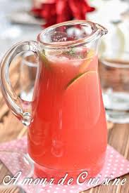 Limonade De Pasteque Jus De Pasteque Bonjour Tout Le Monde La Limonade De Pasteque Ou Si Vou Bebidas Para Fiestas Bebida Veraniega Smoothies