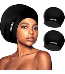 Hairbrella XL Satin-Lined Waterproof, Adjustable Swim Cap (Ocean) :  Amazon.co.uk: Sports & Outdoors