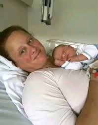 I am 49 years old and I have just become a mother," but so far no one has  congratulated me