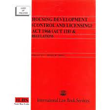 These laws are vague and toothless, usually. Housing Development Act 1966