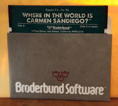 Players answer trivia questions to move around the world. Carmen Sandiego Wikipedia