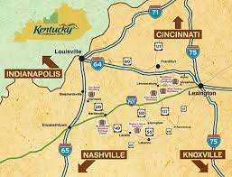 Map Kentucky Bourbon Trail Kentucky Bourbon Trail Bourbon Trail Bourbon Trail Map