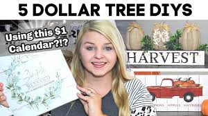 Plus, get fun decorating and craft ideas on the dollar tree blog or by joining the value. 5 Dollar Tree Diys Using This 1 Calendar New Diy Dollar Tree Fall 2020 Krafts By Katelyn Youtube