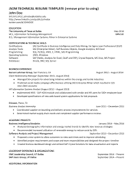 Technical resume template emphasizes on technical skills of the candidate, as the name suggests. Jsom Technical Resume Template Remove Prior To Using John Doe