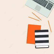 Pengolahan gambar digital adalah salah satu industri dengan pertumbuhan tercepat yang memengaruhi kehidupan setiap orang. Laptop Book Diary And Pencil Flat Lay Book Clipart Workplace Table Png And Vector With Transparent Background For Free Download