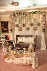 Wall engagement decoration at home. Wedding Decoration Ideas Home 25 Decoration Home Ideas Home Decor Engagement Decorations Engagement Stage Decoration Desi Wedding Decor Nikah Decor