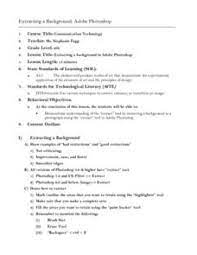 Photoshop Lesson Plans Worksheets Lesson Planet