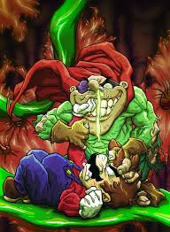 Mario Vs Boogerman By Sebastianvonbuchwald On Deviantart Super Mario Art Mario Art Retro Gaming Art