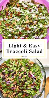 Recipe Light Easy Broccoli Salad Recipe Easy Broccoli Salad Broccoli Salad Recipe Broccoli Salad
