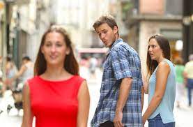 Guy Looking Back Blank Template Imgflip