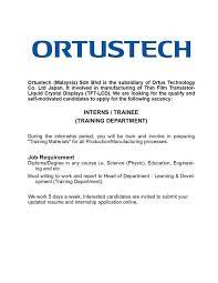 Check spelling or type a new query. Unit Kerjaya Dan Kaunseling Uitm Puncak Alam Position Interns Trainee Training Department Company Ortustech Malaysia Sdn Bhd Facebook