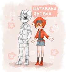Hataraku Saibou Cells At Work Cr Shiroaka Chibi Fan Art Anime