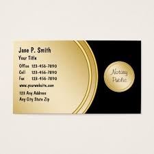 Black ink printed on white business card stock. Notary Business Cards Zazzle Com Notary Business Cards Notary Business Business Cards