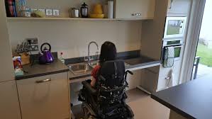 a wheelchair accessible kitchen