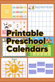 These printables focus on colors, alphabet, and math with a fun ocean theme. 8 Best Free Printable Preschool Calendars Printablee Com