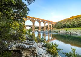 The tour de france continues on predominantly flat roads to the foot of the col de la sentinelle. Pont Du Gard France World Heritage Journeys Of Europe