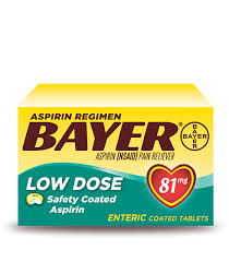 Bayer Low Dose Aspirin Therapy Bayer Aspirin