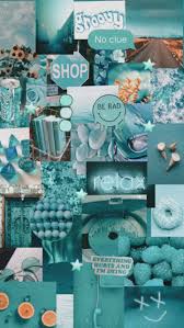 Aesthetic aesthetic colors aesthetic collage teal aesthetic teal pastel aesthetic pastel teal. Teal Collage Wallpapers Wallpaper Cave