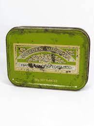 golden virginia tobacco tin hand rolling england vintage etsy vintage tins tin etsy vintage