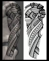 Promote masculine power with a polynesian arm tattoo. Tatouage Tattoo Art Dessin Tribal Arm Tattoos Polynesian Tattoo Sleeve Polynesian Tattoo Designs