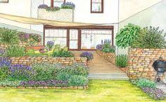 1 Garten 2 Ideen Reihenhaus Terrasse Mit Neuem Gesicht Gartengestaltung Blumengarten Plane Kleiner Garten