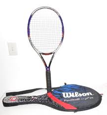 Wilson Pro Staff 5 7 Stretch Eb Tennis Racquet Case 4 5 Grip Wilson Wilson Tennis Racquets Tennis Racquets