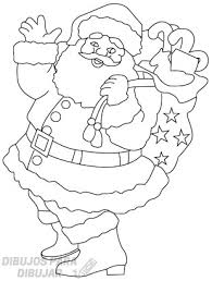 Dibujos Para Colorear De Papa Noel