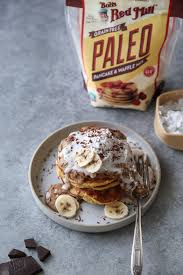 Once you try bob's gluten free pancake recipe, you'll quickly see why it's a customer and staff favorite! Banoffee Paleo Pancake Recipe With Date Caramel Healthy Breakfast