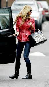 Elle Macpherson Style Thread Elle Macpherson All Saints Leather Jacket Fashion