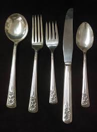 Silver Belle 5 Piece Place Setting By International Silver Silver Plate Flatware 1336 Place Settings Vintage Silverware Silverware Set